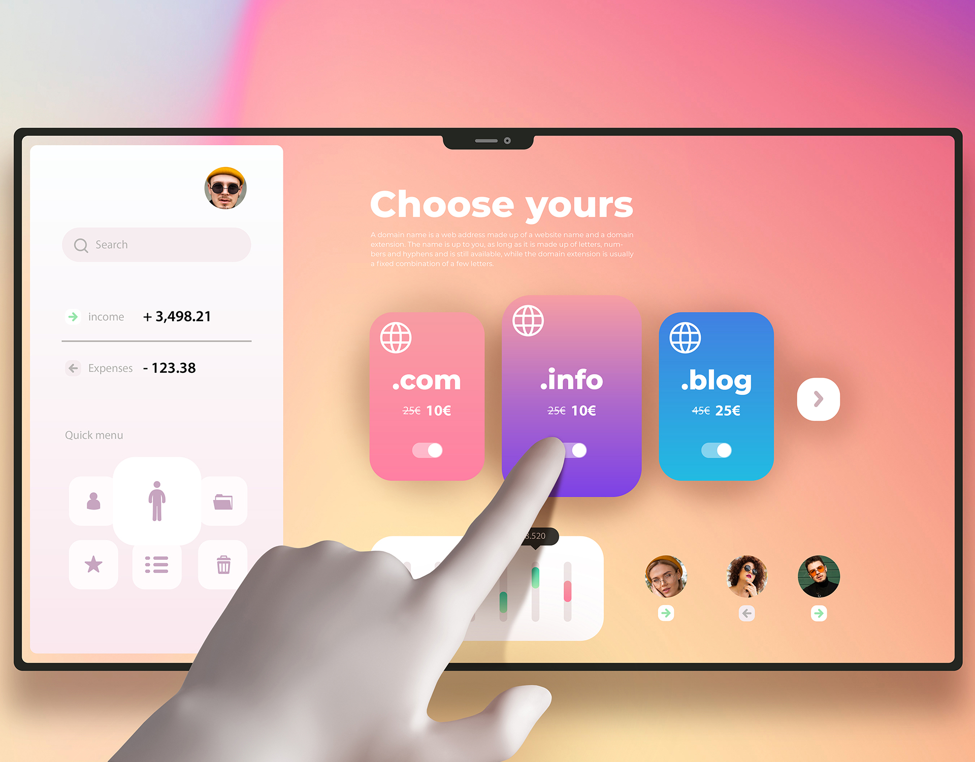 2023年的５種網頁設計視覺趨勢！